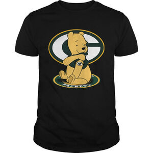 Pooh Green Bay Packers Tattoo Shirt